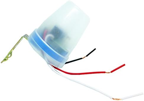 Nascco 12v Photo Control Sensor Auto on Off Light Switch Photoreceptor Light Sensor Switch Streetlight Switch Waterproof Outdoor Auto on Off Light Sensor Switch with Street Automation Control Function