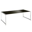 Yield Glass Top Coffee Table - Black