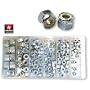 Lock Nut Assortment - Nylon Lock Inserts - 150 Pieces