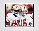 Photo File San Francisco 49ers Montana / Rice Matted Photo