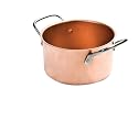 Charcoal Companion CC2016 1-Quart Copper Nonstick Bean and Sauce Pot