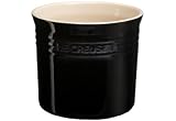 Le Creuset Stoneware Large 2-3/4-Quart Utensil Crock, Black Onyx