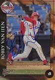 Bobby Van Iten, Reading Phillies - Phillies Affiliate Autographed Card