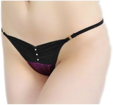bodyzone crotchless panty thong G-string panties for women usaf8t22purple