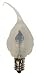 Flickering Silicone Swirl Electric Candle Lamp Bulbs (Pkg of 6 Bulbs)