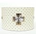 Handmade Wallets | Men's White Wallets - Hand Made "Adam Cross" Leather Watch - White