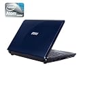 MSI Wind U123-003US - Atom N280 / 1.66 GHz - RAM 1 GB - HDD 160 GB - GMA 950 - WLAN : Bluetooth, 802.11b/g/n (draft) - Win XP Home - 10.2" Widescreen TFT 1024 x 600 ( WSVGA ) - camera - midnight blue