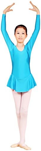 RedRain Kid's Long Sleeve Petal Camisole Dance Dress