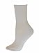 Womens Diabetic Socks Cotton Ankle Seamless Toe Cushioned Sole Solid Colors (9-11, White/Khaki/Black)
