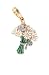 All Products : Juicy Couture Gold Flower Bouquet Bracelet Charm