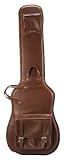 Levy's Leathers Leather Deluxe Bass Guitar Bag ,Brown