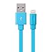 [ Apple MFI Certified] yellowknife Lightning to USB Sync Charger Data Cable Cord Data 3.3ft / 1m for iPhone 5 5S 5C,iPad (Air/4th generation),iPad mini,iPod (7th generation),iPod touch (5th generation)&iPod nano(7th generation) (Aqua)