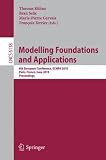Modelling Foundations and Applications: 6th European Conference