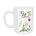 Opium Poppy and other plants (w/c) by Elizabeth Rice - Mug - Standard Size