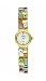 Jules Jurgensen Ladies Watch 7967M Swiss Quartz Movement Mineral Crystal Muliti Colored Gem Bracelet New