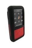 i-nique Tuff-Luv Sony Walkman NWZ-S515 NWZS515 series (NWZS515L NWZS515B NWZS515P NWZS515W NWZ-S610 NWZ-S615 NWZ-S616 NWZ-S618 NWZ-S516 NWZ-S518 MWZS616FRED NWZS616FBLK NWZS615FBLK NWZS618FBLK NWZS610 NWZS615 NWZS618 NWZS616)Twin Skin Combo Silicone skin case cover + Belt Clip : Colour (NIGHT STALKER: Black/Red)