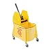 Office Products : 44-Quart Bucket/Downward Pressure Wringer Combo,15-3/4 x 20d x 34h,Yellow