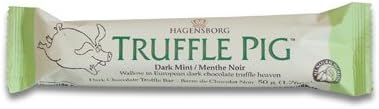 Hagensborg Truffle Pig Bar Dark Chocolate Mint- single