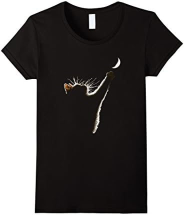 Women's Chasing The Moon TShirts XL Black