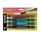 Comfortech Low Odor Dry Erase Markers, Four Pack, Fine Tip (BON51659492)