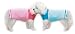 Animal Wrappers ANW2002PI10 Quilted Storm Tech Neoprene Coat - Pink - Size 10