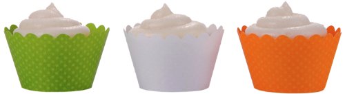 Dress My Cupcake St. Patrick's Day Trio Cupcake Wrappers, Set of 36