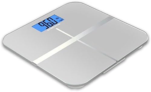 Supreme Fitness High Accuracy Premium Digital Bathroom Scale with "Smart Step-On" Technology
