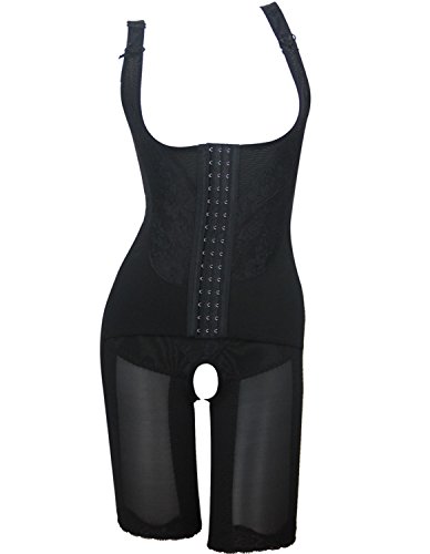 Shaperdiva women s spandex shapewear slip bodysuits with straps (…