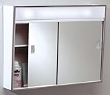 Zenith Products Lghtd Slide Med Cabinet 701L Pack Qty O Medicine Cabinets Decorative
