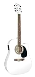 Johnson JG-620-CW 620 Player Series Cutaway Acoustic Guitar, White