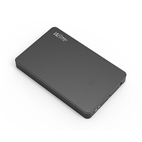[USB 3.0 to SATA & Support UASP] WEme MST-001 USB 3.0 to SATA 2.5 Inch HDD External Enclosure Case With USB 3.0 Cable for 9.5mm 7mm 2.5-Inch SATA-I, SATA-II, SATA-III, SATA HDD and SSD, Optimized For SSD, Tool-Free