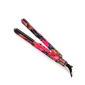 Iso Beauty Professional 450F Pink Tattoo Turbo Silk Titanium Flat Iron / Hair Straightener Dual Voltage 110v- 240v