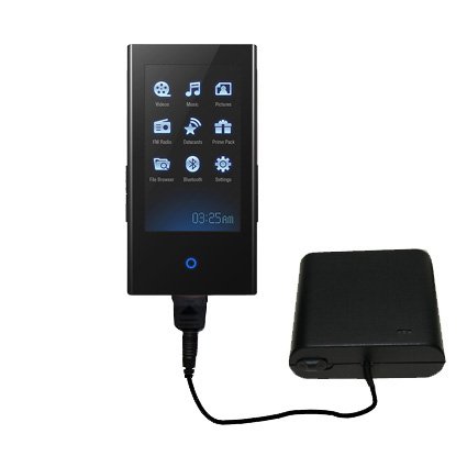 Emergency AA Battery Charge Extender for the Samsung YP-P2AB - Gomadic Brand w/ TipExchange Technology