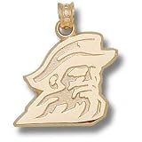 Appalachian State Mountaineers Solid 14K Gold Mountaineer Pendant