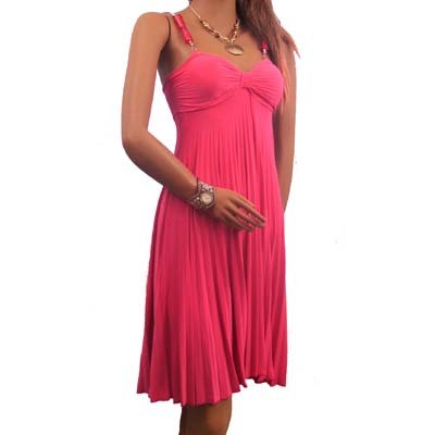 New Sexy Unique Pleated Bra Dress Midi Stretch Cocktail Dress online