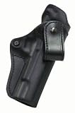 Leather Inside-the-Pants Holster for Glock 17/19/22/23/31-Left (Black)