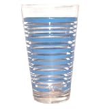 Fiesta Peacock Stripe 16-ounce Glass Cooler