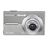 Olympus FE360 8MP Digital Camera with 3x Optical Dual Zoom (Silver)
