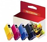 Multipack x1 Set of 4 Compatible Inks For Stylus SX200, SX205, SX400, SX405, SX105, S20, SX100, SX110, SX115, SX209, SX210, SX215, SX410, SX415, SX515W, SX600FW, BX300F, BX310FN, BX600FW, B40W, Printer Inks Latest Version Chip Double Capacity