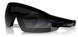 Bobster Wrap Around Goggles,Black Frame/Smoked Lens,one size