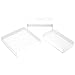 Dynalon 159545-2 Acrylic Lab Sample Cup 100 Place Rack, 8.25" Length x 8.25" Width x 1.5" Height