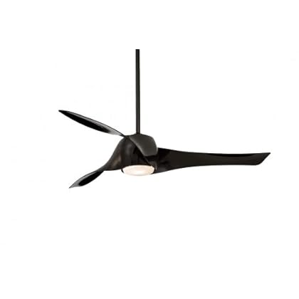 Price Minka Aire Artemis Ceiling Fan 58 High Gloss Black