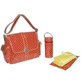 Laminated Buckle Bag - Beatnik Vibe Starbright Red