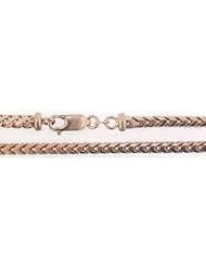 Rose Gold Franco Chain 18"