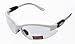 Cougar Safety Glasses White Frame Clear Lenses
