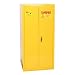 Eagle 1926 Drum Storage Safety Cabinet, 2 Door Manual Close, 55 Gallon, 65" Height, 31-1/4" Width, 31-1/4" Depth, Steel, Yellow