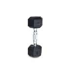 Cap Barbell Rubber Coated Hex Dumbbel...