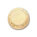 Gold-plated Round Tie Tack