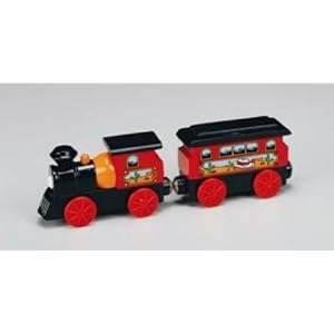 Nuchi Wooden Railway 2-piece Western Train by 