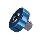 DEEN 1/4sq→3/8sq変換ラチェットスピンナーアダプター スカイブルー